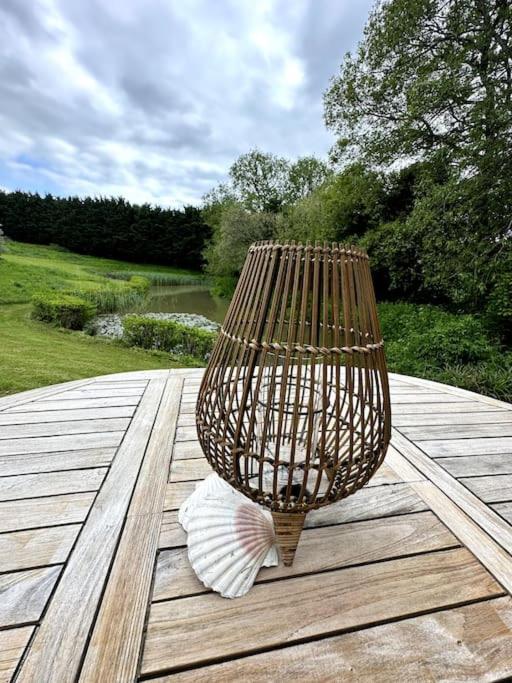 Beautiful Cabin With Pond View Steyning Exterior foto